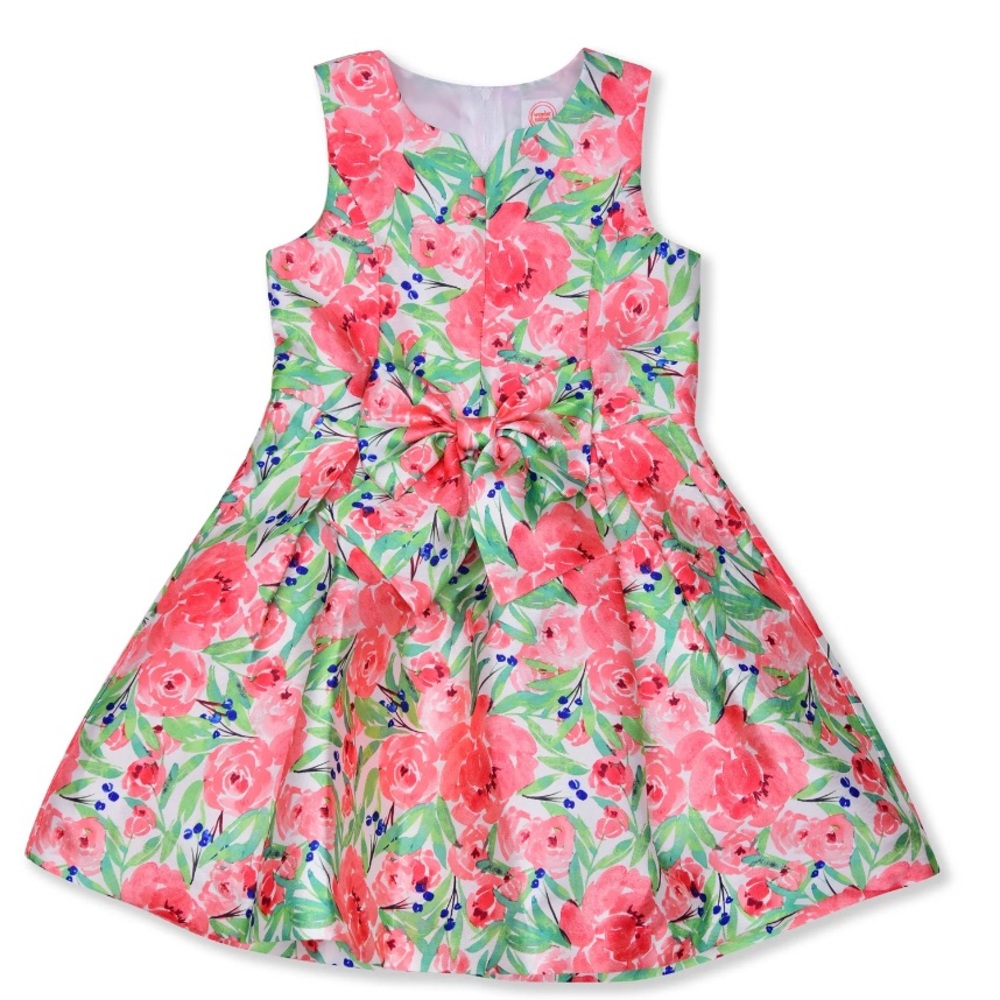 SALE Wonder Nation Printed Sleeveless Flare Dress